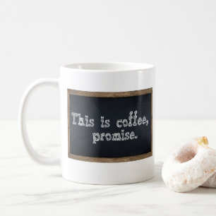 Funny Teacher Chalkboard Mug This Is Coffee