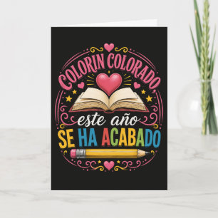 Funny Teacher Colorin Colorado Este Año Se Ha Card