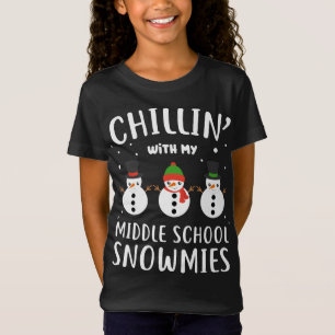 Funny Teacher Gift Chillin' With My Middle School T-Shirt