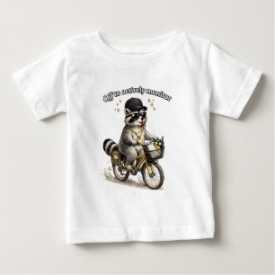 Funny Teacher Gift Racoon Appreciation Baby T-Shirt