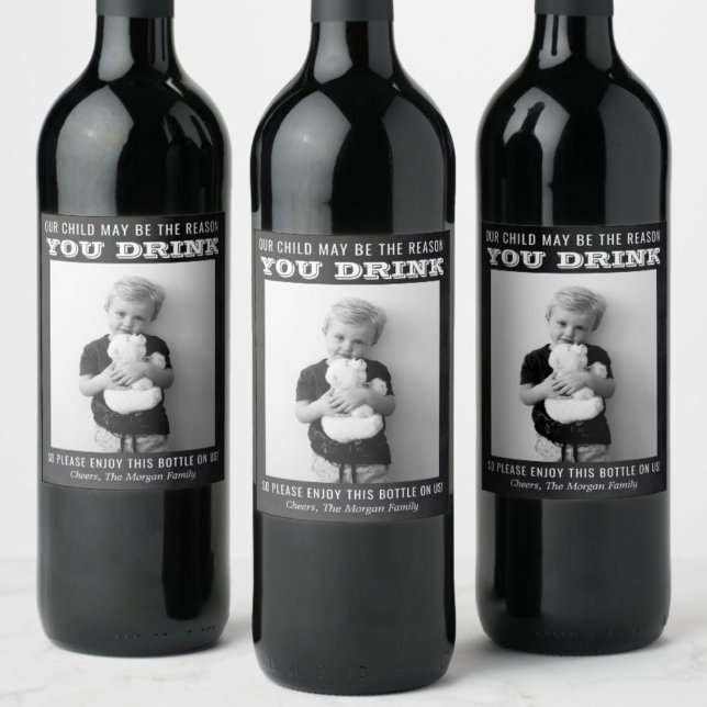 Funny Teacher Gift Wine Label (Creator Uploaded)
