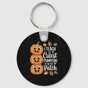 Funny Teacher Halloween S I Teach The Cutest Pumpk Key Ring