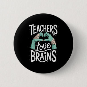 Funny Teacher Halloween Shirt Women Men Teachers L 6 Cm Round Badge