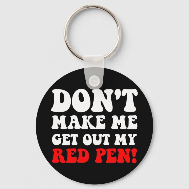 Funny teacher key ring (Front)