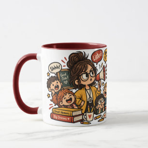 Funny Teacher Mug I’m Not Yelling Teacher Voice