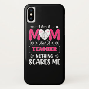 Funny Teacher Mum, Teacher Mum Funny iPhone X Case
