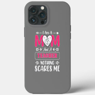 Funny Teacher Mum, Teacher Mum Funny iPhone 13 Pro Max Case