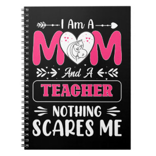 Funny Teacher Mum, Teacher Mum Funny Notebook