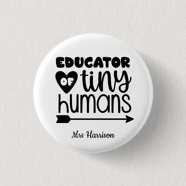 Funny Teacher personalised gift 3 Cm Round Badge (Front)