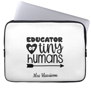 Funny Teacher personalised gift Laptop Sleeve