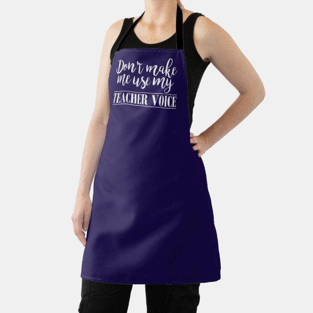 Funny Teacher Quote Apron (Insitu)