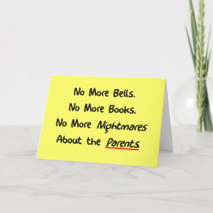 Funny Teacher Retirement Gifts Card