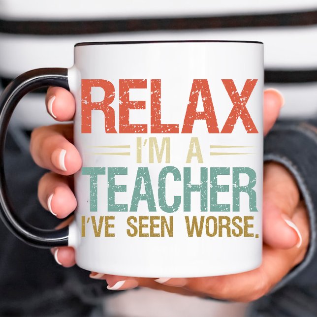 Funny Teacher Retirement Retro Vintage Coffee Mug (Funny Teacher Retirement Retro Vintage Coffee Mug)