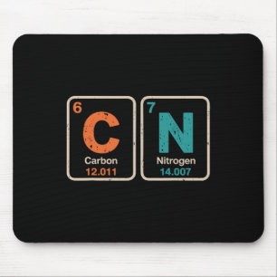 Funny Teacher Science Periodic Table Retro 67 Meme Mouse Mat