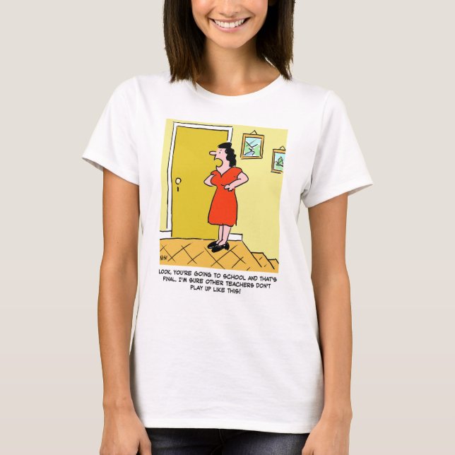 Funny Teacher T-Shirt (Front)
