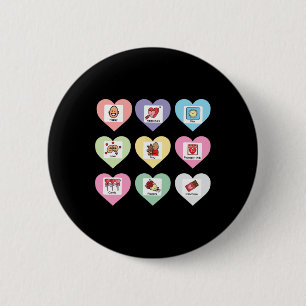 Funny Teacher Valentines Day Special Education Tea 6 Cm Round Badge