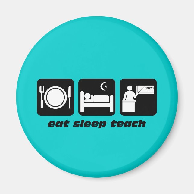 Funny teachers magnet (Front)