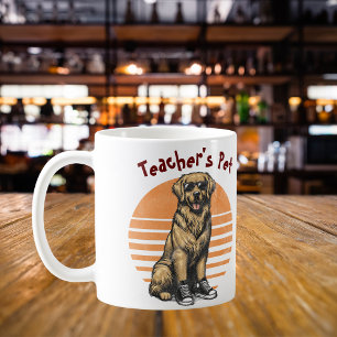  Funny Teacher's Pet Orange/ Retriever Personalise Coffee Mug