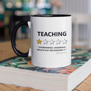 Funny Teaching Would Not Recommend Mug