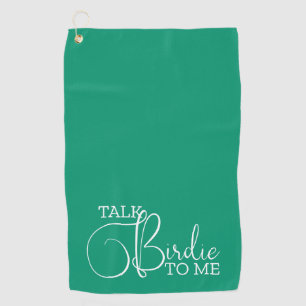Funny Teal Golf Joke Golf Towel