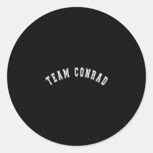 Funny Team Conrad Favorite Martha's Vineyard Summe Classic Round Sticker
