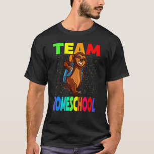 Funny Team Homeschool Back To School Sloth Student T-Shirt