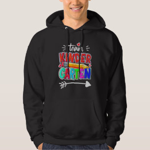 Funny Team Kindergarten Teacher Student Back To Sc Hoodie