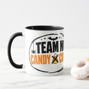 Funny Team No Candy Corn Halloween Mug