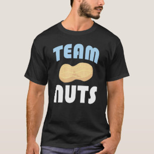 Funny Team Nuts Baby Boy Gender Reveal Announcemen T-Shirt