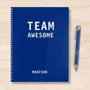 Funny Team Personalised Notes Office Meeting Notebook