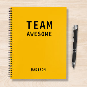 Funny Team Personalised Notes Office Meeting Notebook