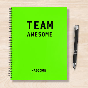 Funny Team Personalised Notes Office Meeting Notebook
