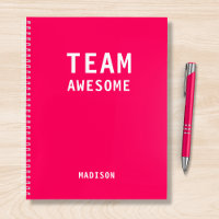 Funny Team Personalised Notes Office Meeting