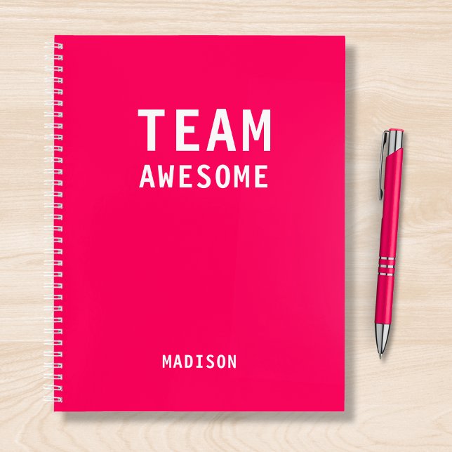 Funny Team Personalised Notes Office Meeting Notebook (Creator Uploaded)