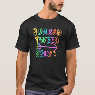 Funny Team Quarantween Squad 2020 Quarantined Twee T-Shirt