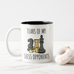 Funny Tears of My Chess Opponents Chess Two-Tone Coffee Mug