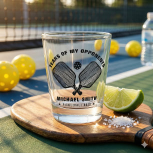 Funny Tears of My Pickleball Opponents Shot Glass