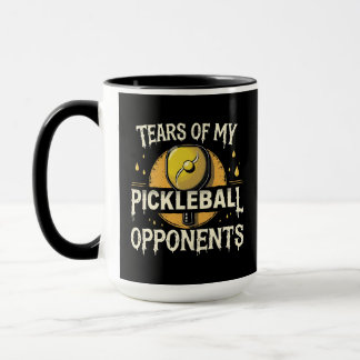 Funny Tears of my Pickleball Opponents Typography  Mug