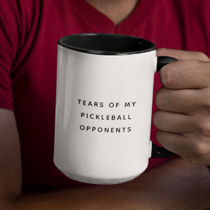 Funny Tears of my Pickleball Opponents Typography Magic Mug