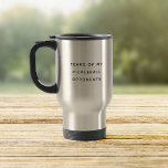 Funny Tears of my Pickleball Opponents Typography Travel Mug<br><div class="desc">Funny modern travel coffee mug reading TEARS OF MY PICKLEBALL OPPONENTS in a trendy minimalist typography design.</div>