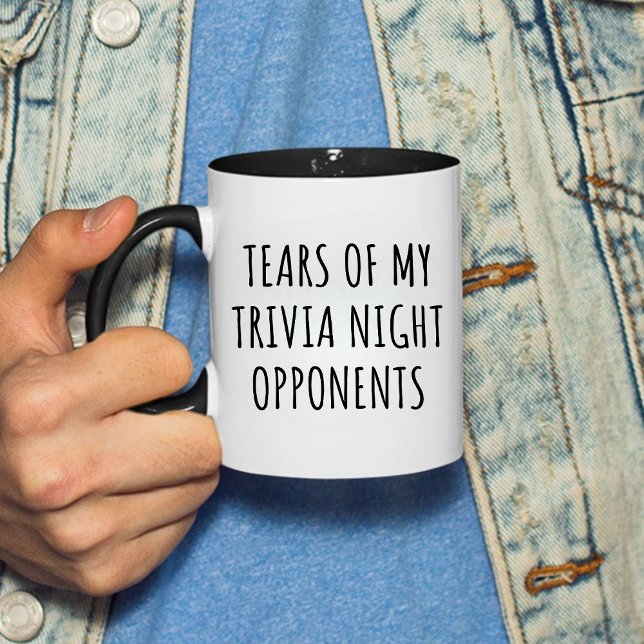 FUNNY, TEARS OF MY TRIVIA GRAMMAR NIGHT OPPONENTS MUG (Creator Uploaded)