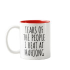 Funny Tears of The People I beat at Mahjong Game