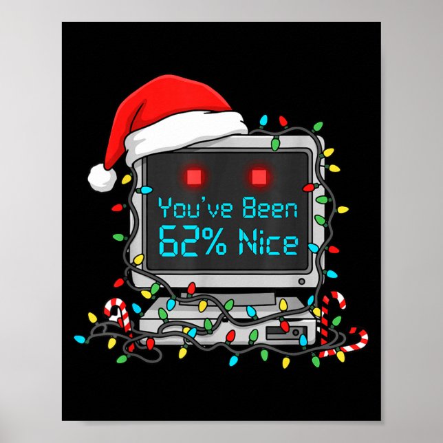 Funny Tech Christmas Geek Ai Holiday Humor Nerd Sh Poster (Front)