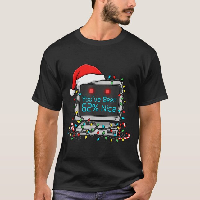 Funny Tech Christmas Geek Ai Holiday Humor Nerd Sh T-Shirt (Front)