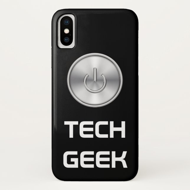 Funny Tech Geek Design Case-Mate iPhone Case (Back)