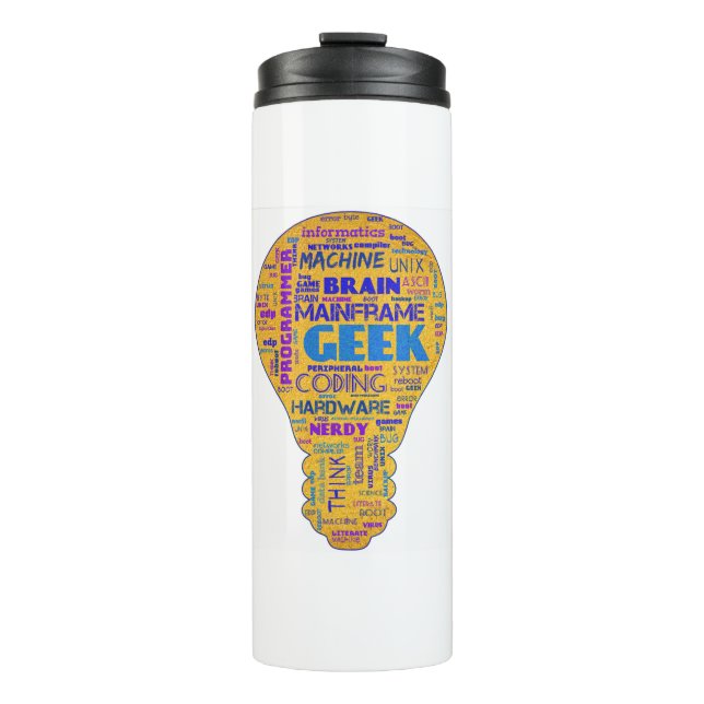 Funny Tech Humour Geek - Coders Gift Thermal Tumbler (Front)