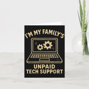 Funny Tech Lover Graphic Tee Computer Geek Nerd En Card
