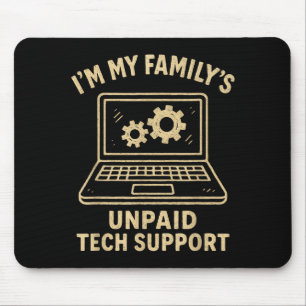 Funny Tech Lover Graphic Tee Computer Geek Nerd En Mouse Mat
