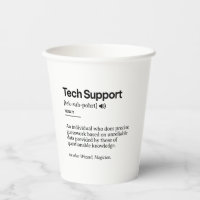 Funny Tech Support Definition | Minimalist Office