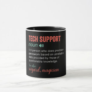 Funny Tech Support Definition Mug